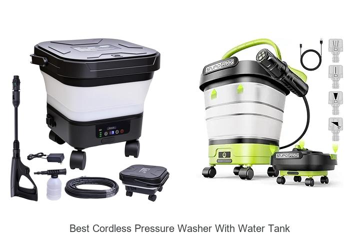 Top 12 Best Cordless Pressure Washer With Water Tank Revealed!