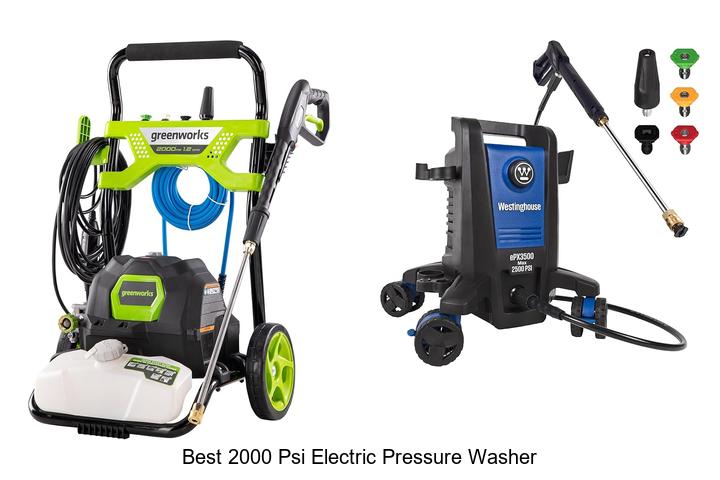 Top 10 Best 2000 PSI Electric Pressure Washer Revealed!
