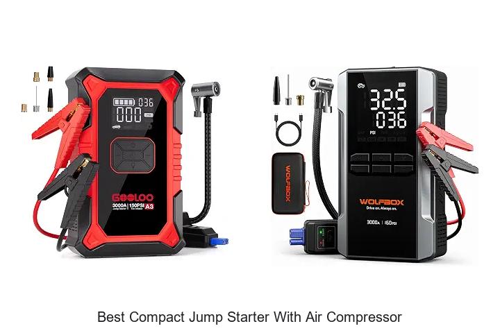 Top 15 Best Compact Jump Starter With Air Compressor Revealed!