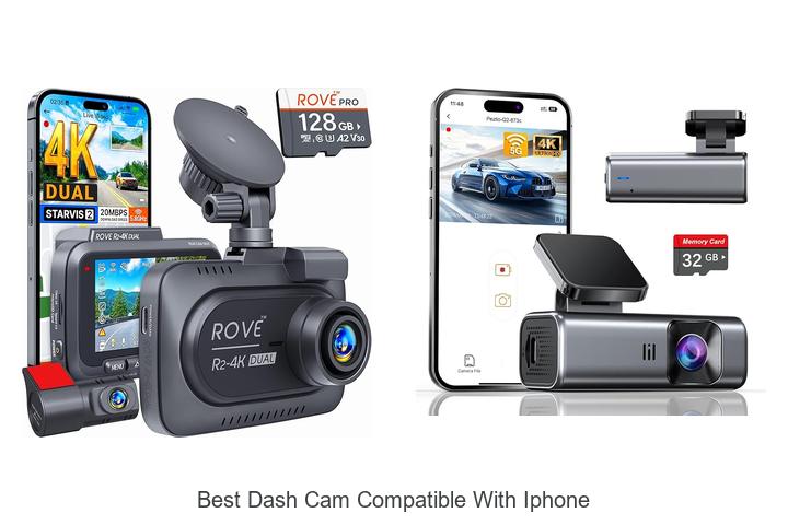 Top 12 Best Dash Cam Compatible With iPhone You Must See