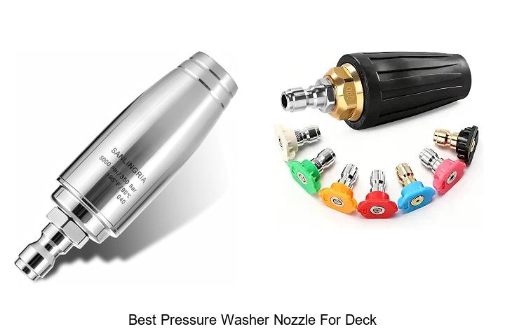 Top 12 Best Pressure Washer Nozzle for Deck You Need Now