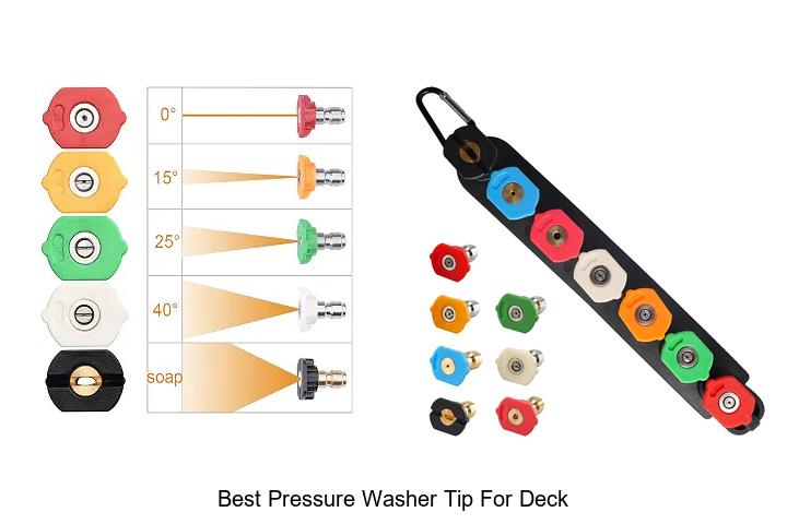 Top 12 Best Pressure Washer Tip for Deck You Need Now